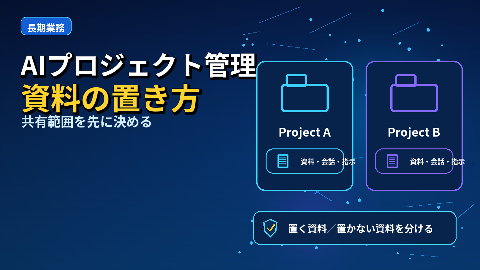 ClaudeとChatGPTのProjectsで資料を共有する設計